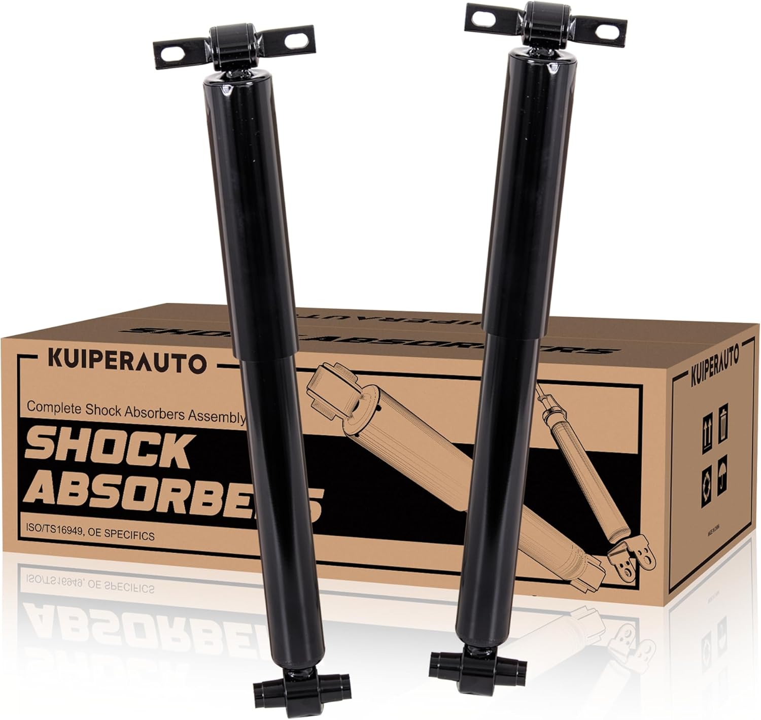 349151 Rear Pair Complete Struts Coil Spring Assembly Compatible for 2009-2015 Honda Pilot Shock Absorbers Replacement (2Pcs)