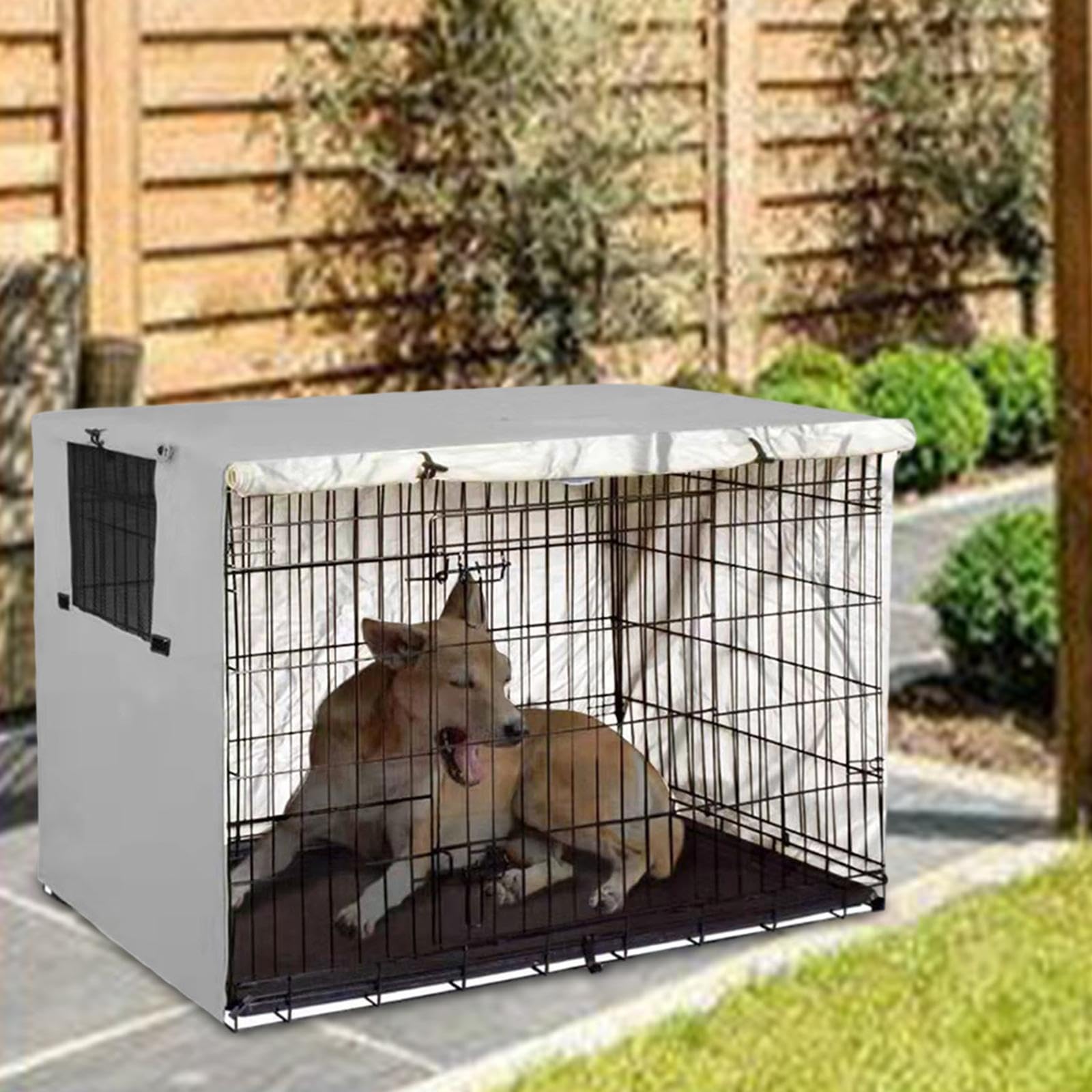 犬ケージカバー Amazon | WeiLaiKeQi ペット犬小屋カバー、犬ケージカバー防水防風防塵