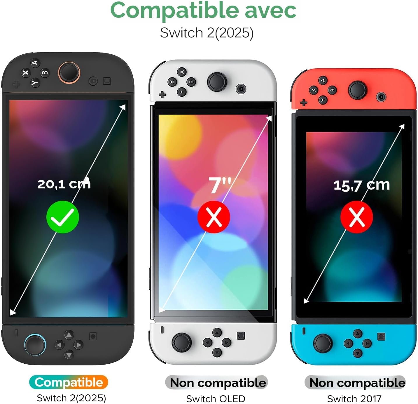 Lot de 4 films protecteurs
