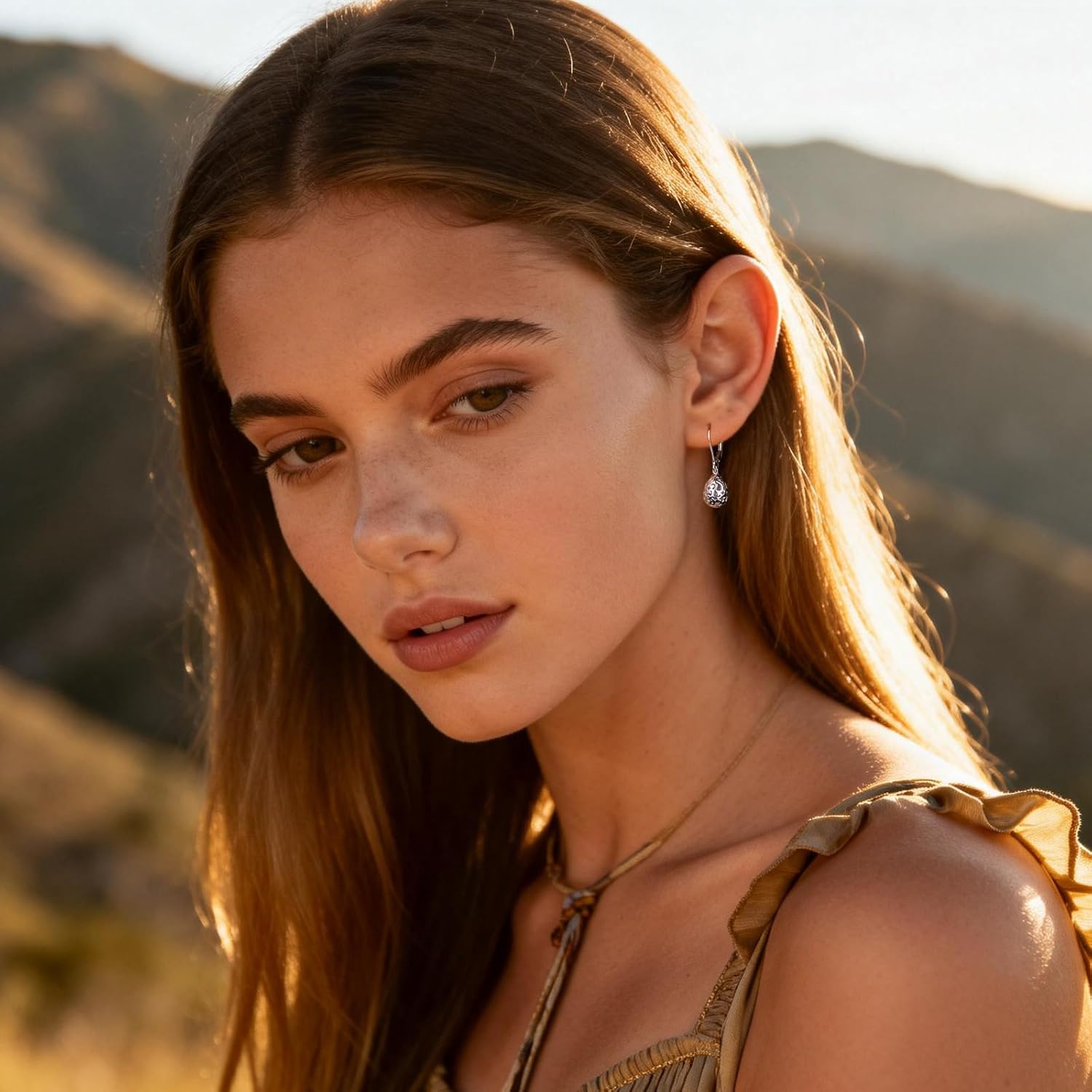 925 Sterling Silver Teardrop Leverback Earrings Dainty Waterdrop Dangle Earrings for Women Hollow Tear Drop Earrings Hypoallergenic - Image 5