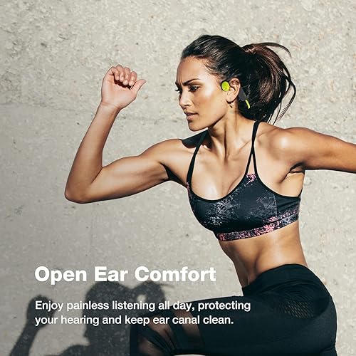 Miniatura 2 de RR SPORTS - Auriculares inalámbricos de conducción de aire Bluetooth 5.2 con 24 horas de reproducción, auriculares a prueba de sudor con micrófono