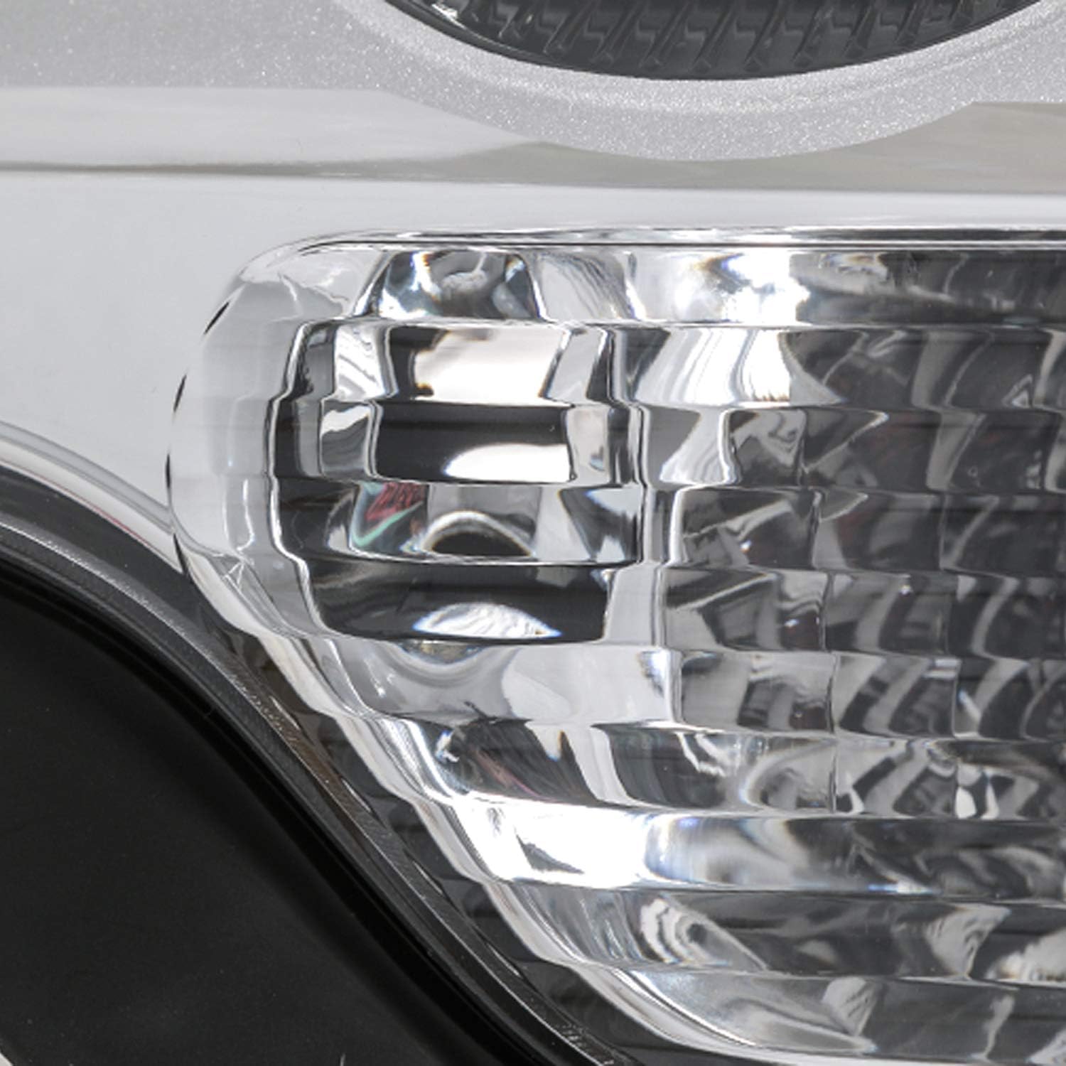 AKKON - Fits 2007 2008 2009 2010 2011 2012 GMC Acadia Projector [Halogen Type] Chrome Headlight Passenger Right Side Replacement