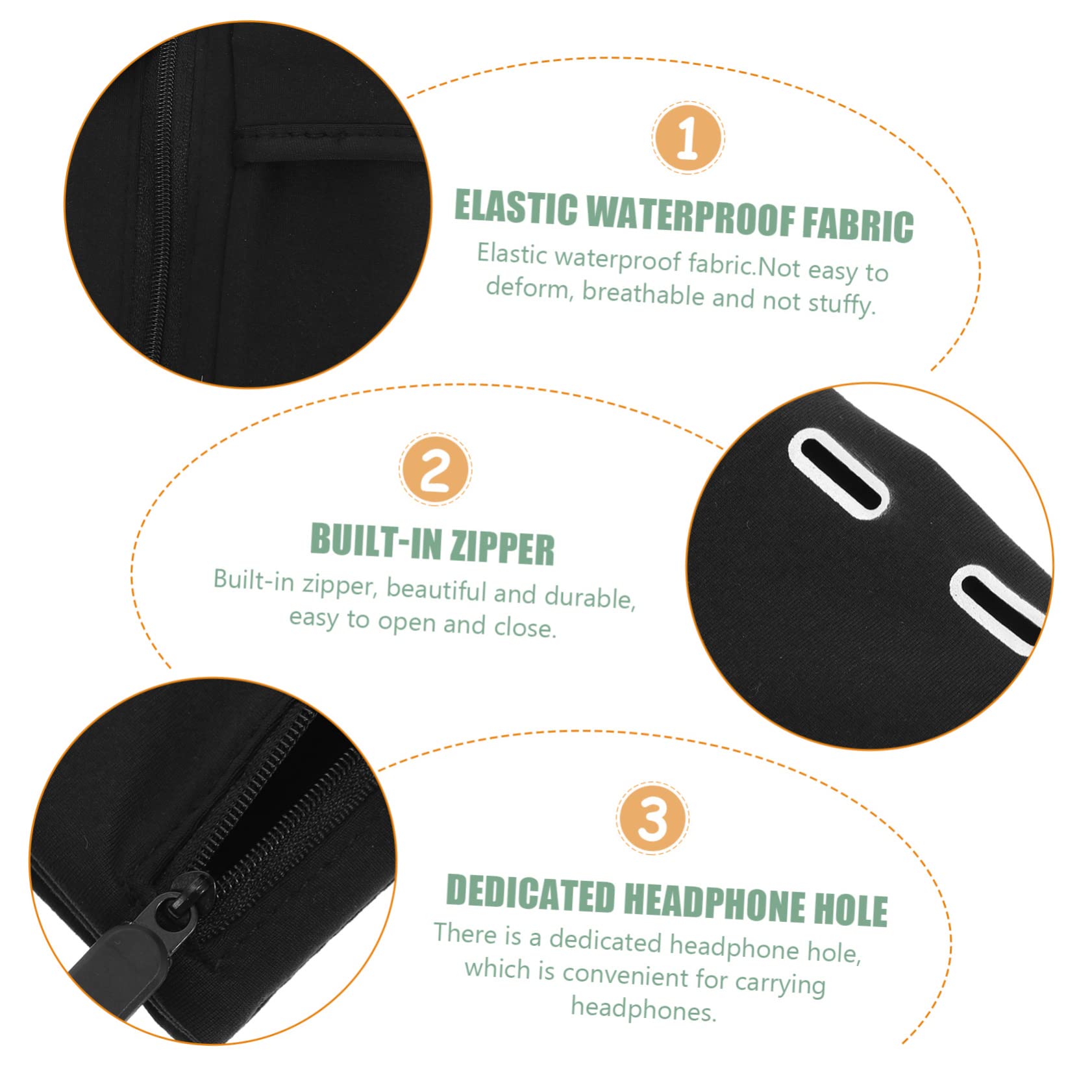 INOOMP 12stücke Leichtes Arm Handy-Halterung Für Outdoor-aktivitäten Sportarmband Für Joggen Radfahren Und Fitness Kompatibel Mit Smartphones
