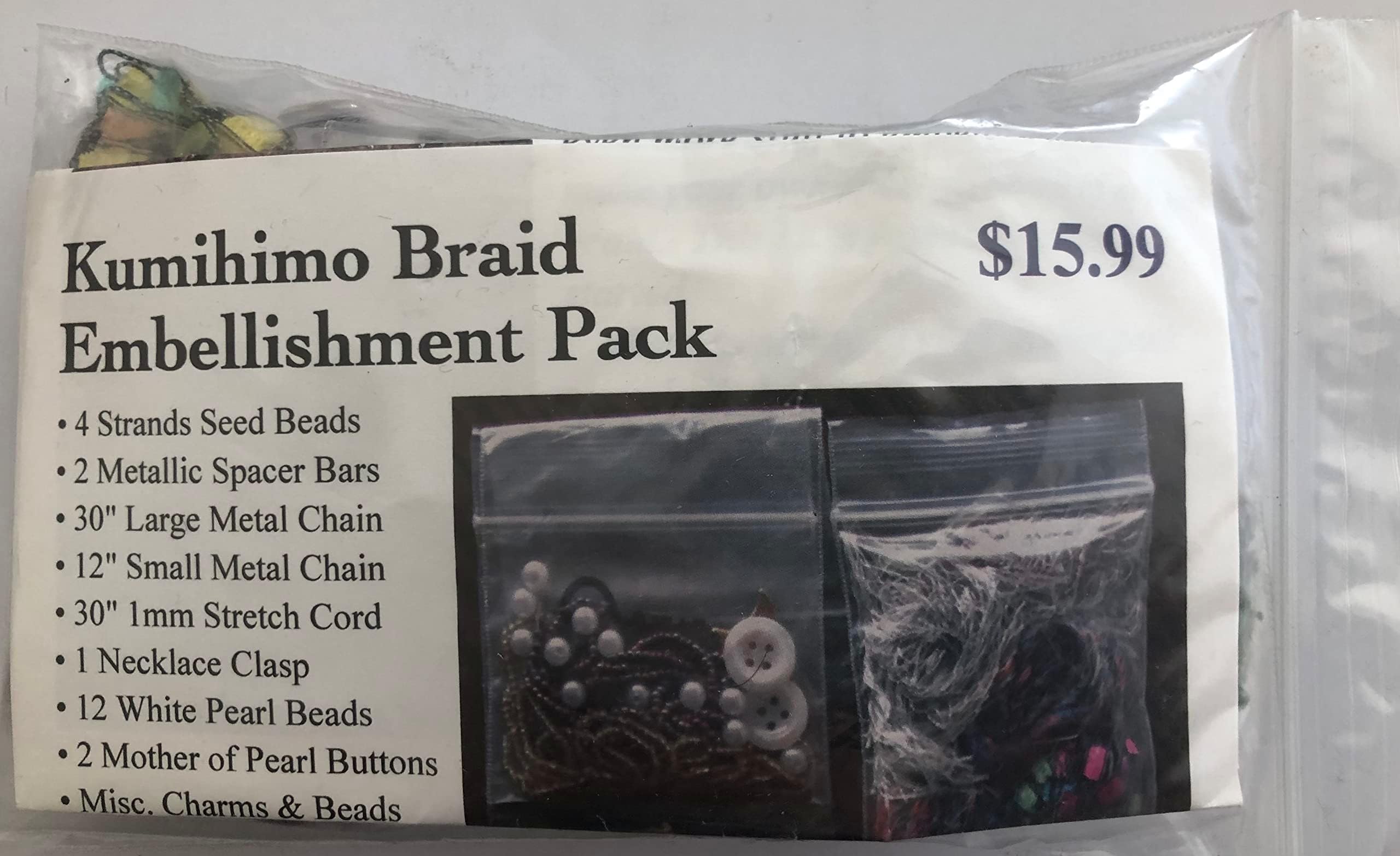 Japanese Braids Kumihimo Braid Embellishment Pack