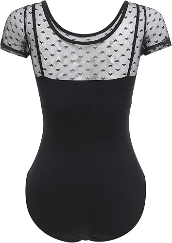 Miniatura 3 de Leotardos de ballet para mujeres adultas con estampado de flores de mariposa sin espalda, leotardos de gimnasia con brasier y prácticas de