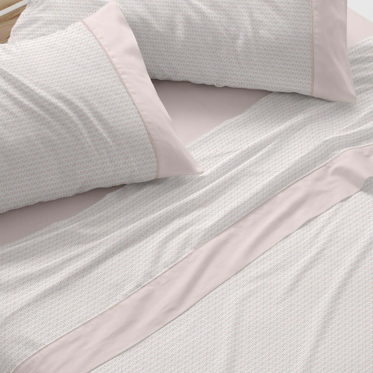 Parure de lit Burrito Blanco 105 cm sable : fini les draps rêches
