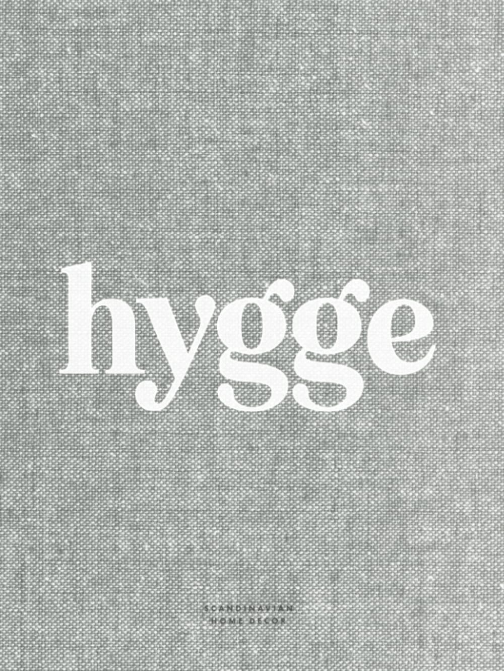 Hygge - Scandinavian Home Decor | Faux Linen Display Book with Realistic Fabric Effect: Ideal for Decorative Stacking on Shelves and Coffee Tables, ... | 290 Blank Dot Grid Journal Pages Inside