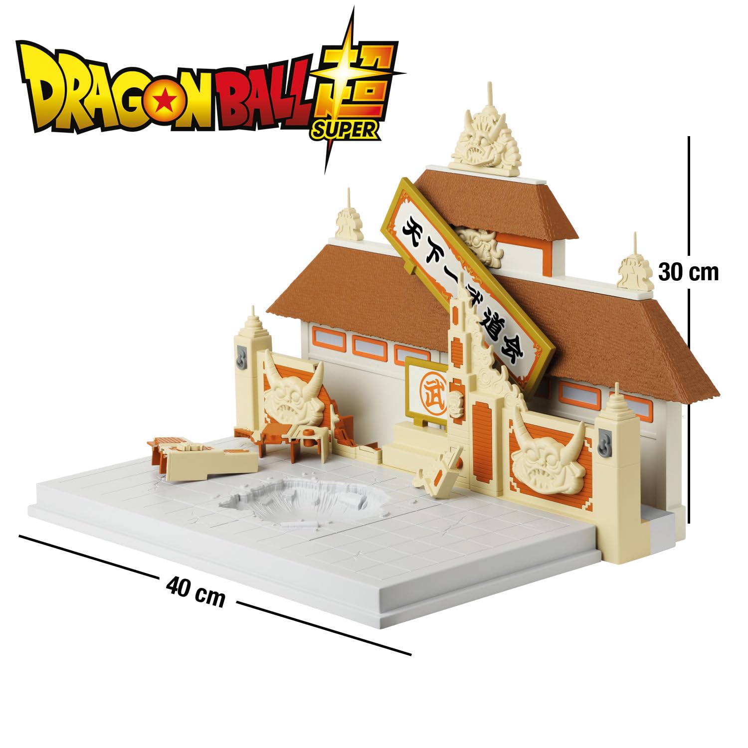 BANDAI - Dragon Ball Super - Tenkaichi Budokai Arena - Weltmeisterschaft der Kampfkünste - Diorama für Dragon Ball Figuren, Offizielle Kampfarena - Spielzeug ab 4 Jahren - 36790