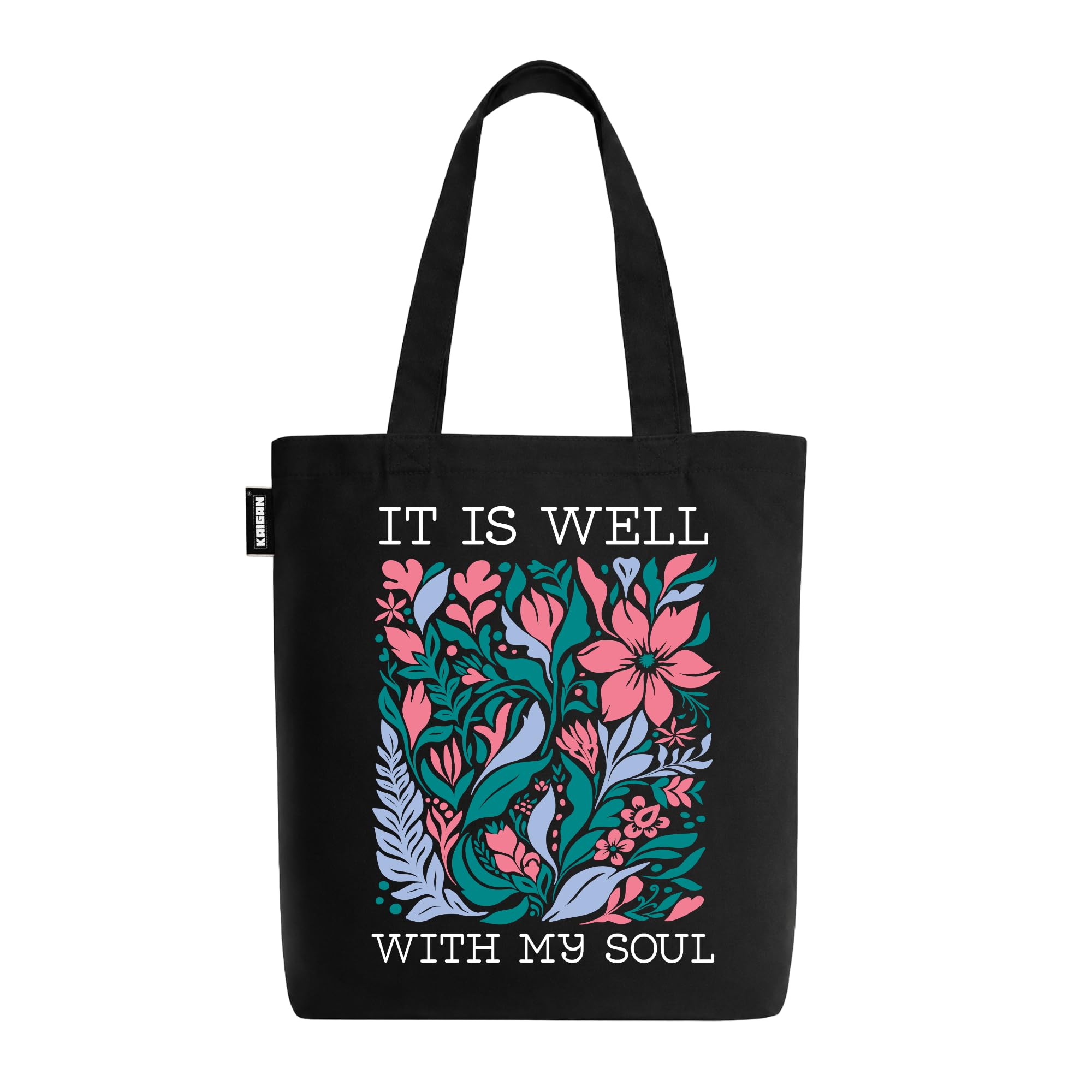 Black Premium Tote Bag Printed Designed Canvas Tote Bags For Women, Ecofriendly Cotton Canvas Inside Pocket, Tote bag For Shopping, College, Travel, Handbag For Unisex-image-41