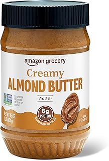 Amazon Grocery, Creamy Almond Butter, 16 Oz (Previously Amazon Fresh, Pa...