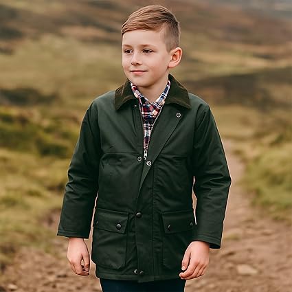 バブアー　KIDS CLASSIC BEAUFORT JACKET Barbour Kids Khaki Beaufort Jacket Barbour