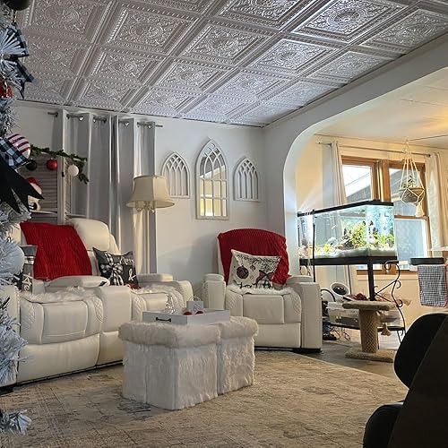 Miniatura 2 de Paquete de 50 azulejos de techo de PVC económicos de 2 x 2 pies