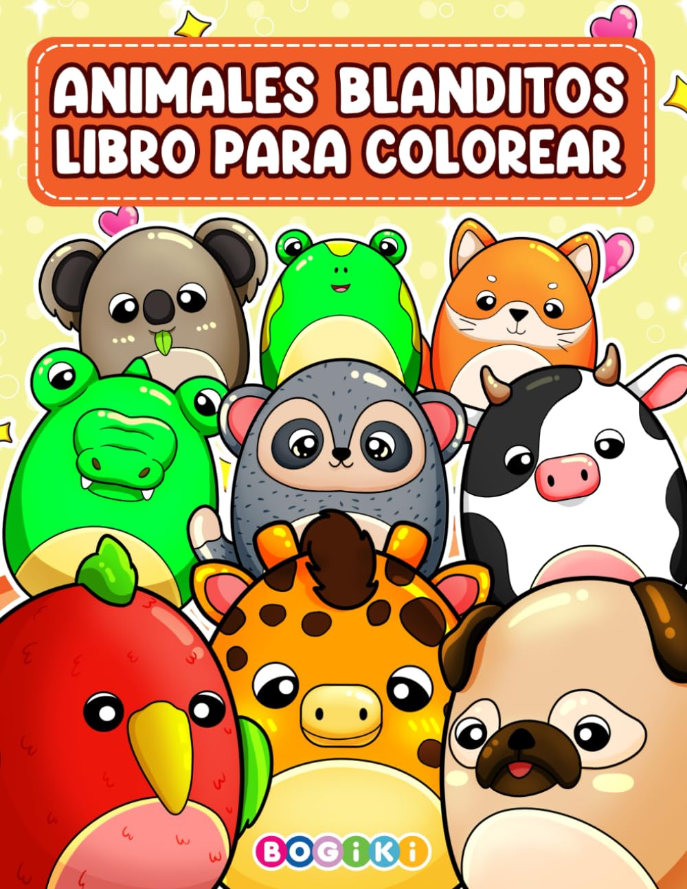 Animales Blanditos: Libro Para Colorear Con Un Animal Adorable Para Niños, Adolescentes, Niñas, Niños Y Adultos, Ilustración Divertida Y Colorida Para Colorear, Relajarse Y Expresar Creatividad
