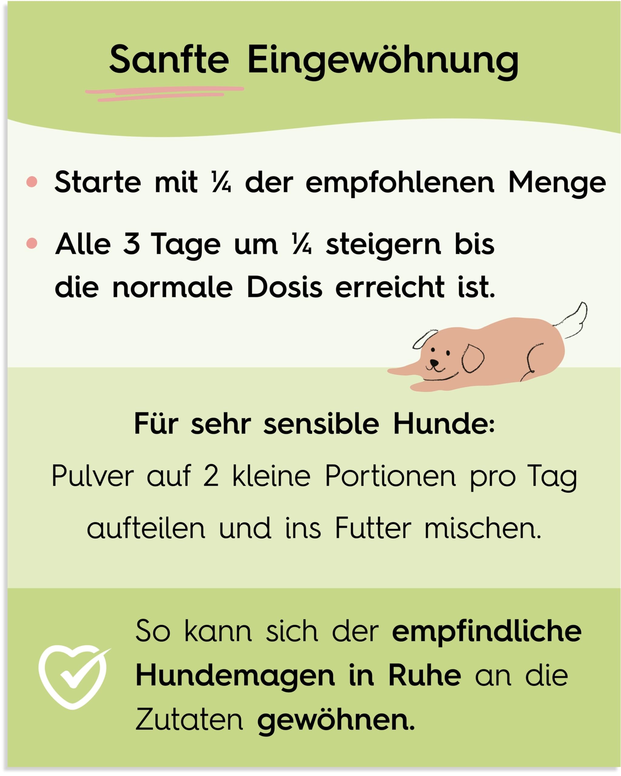 Lucky Pets Premium Magenpulver 275g – Ulmenrinde für Hunde – Ohne Aufkochen sofort verzehrfertig – Hund Darmflora aufbauen – Made in Germany – Slippery Elm Bark