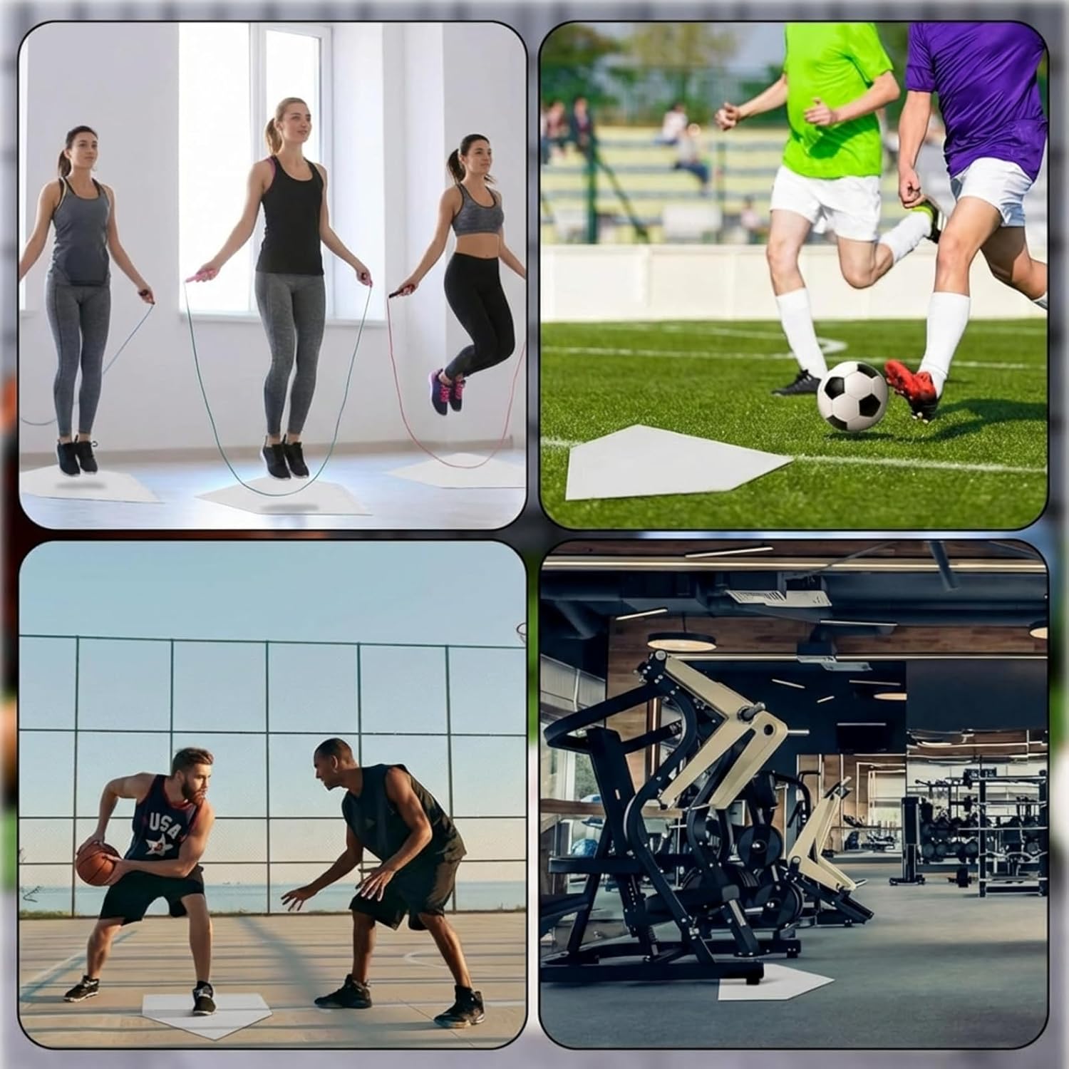 Wettarn Home Plate Baseball Softball Rubber Portable Throw Down Home Plate for Gym Teachers, Skill Camp Instructors, Backyard Batting or Pitching Practice Training