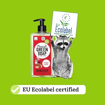 Marcel's Green Soap - Hand Soap Argan & Oudh - Handwash Dispenser - 99% recycled plastic bottle - Vegan - Refillable - 500 ml