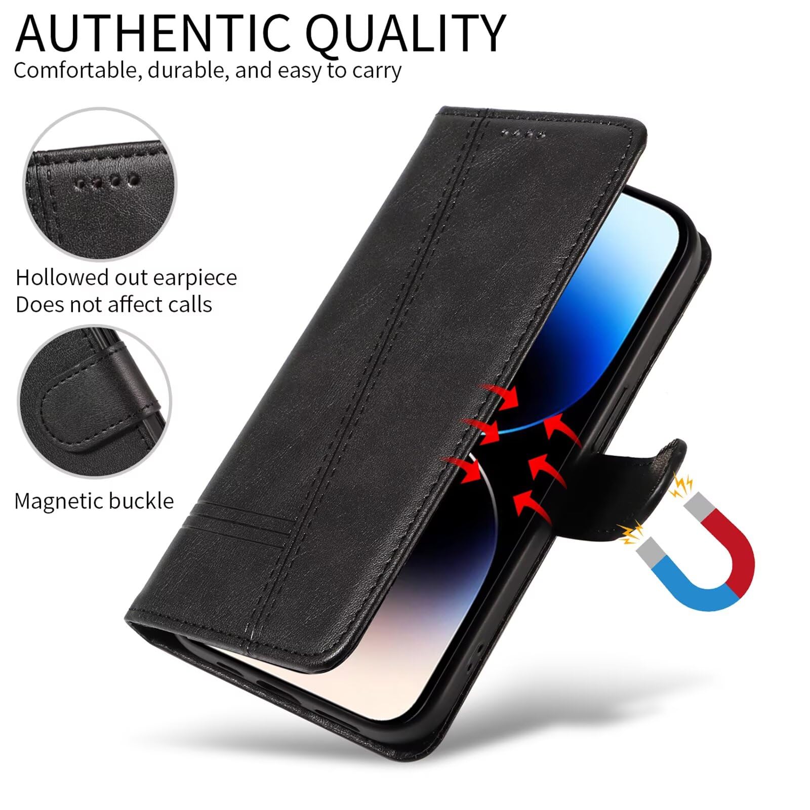 Funda Compatible Con Honor X6a Tapa Libro Movil Carcasa PU