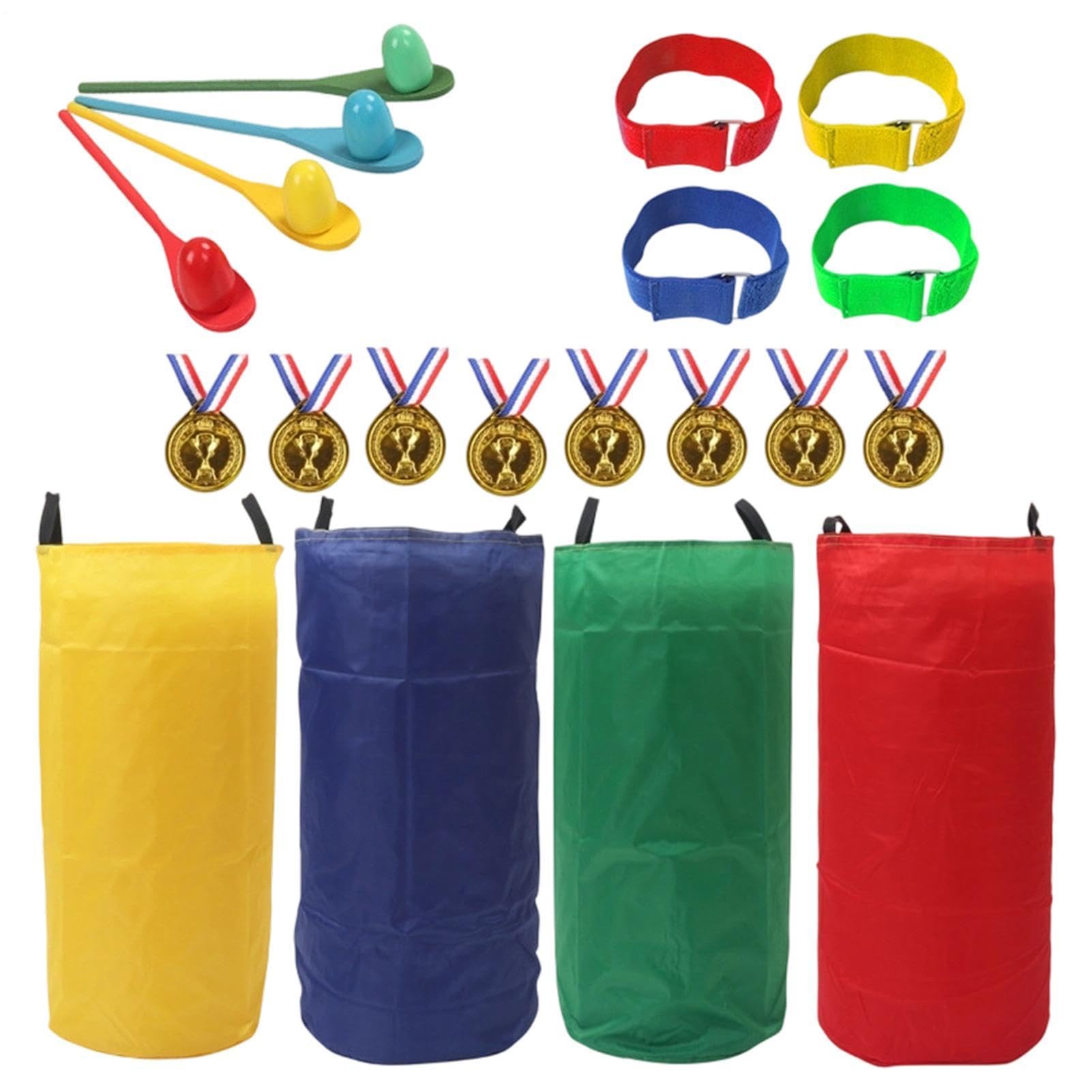 x D'Extérieur pour avec Cuillères 24 Pièces Multijoueur | Accessoires de Fête de de Lancer de Sacs Pour Adultes Carnaval Fête Réunion Familiale Camping