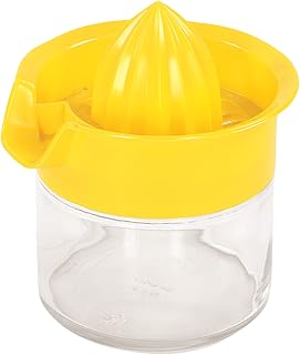 Fox Run Manual Juicer Set, 5602, Plastic and Glass, 1 EA