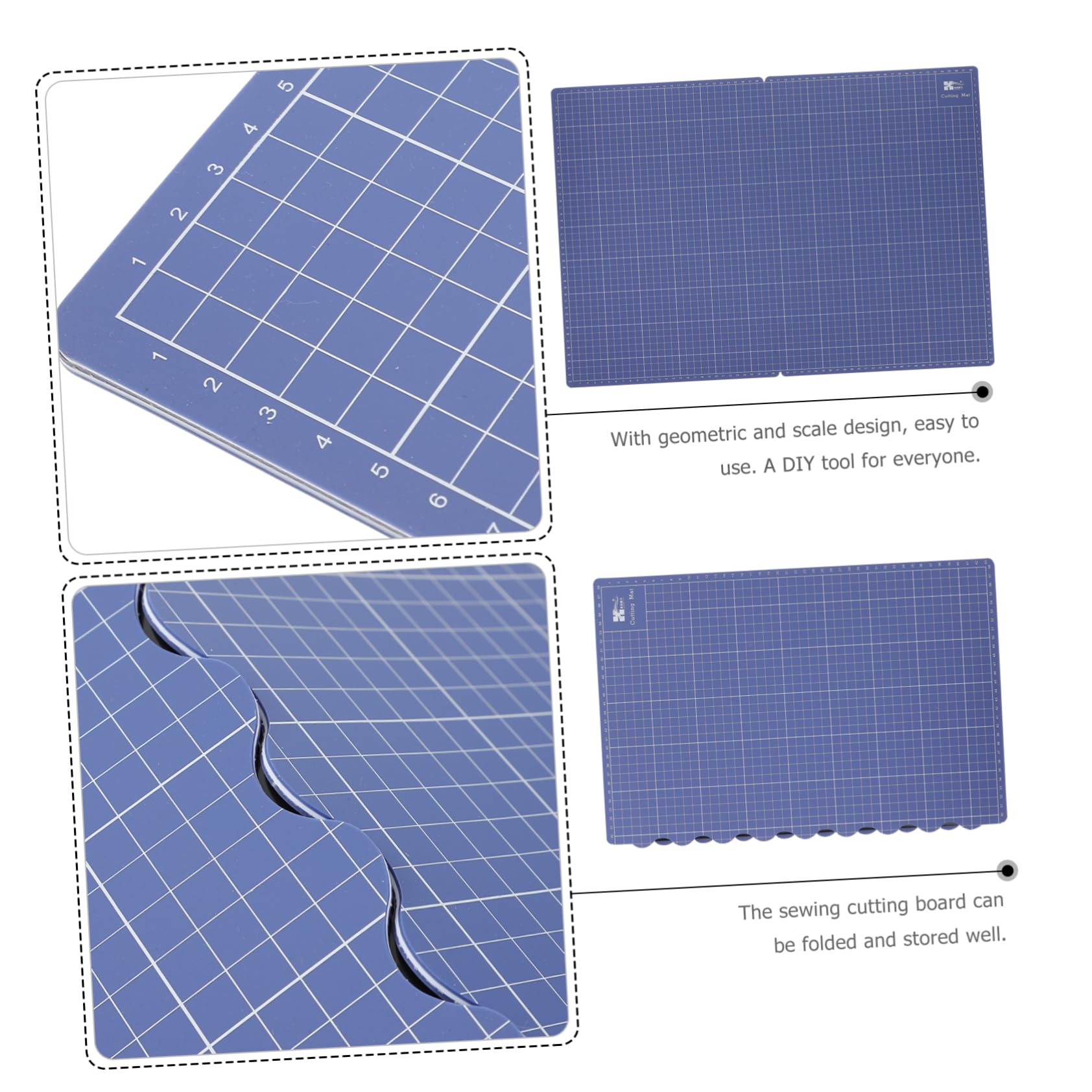 Anneome Tappetino Da Taglio Per Scrapbooking Tappetino Da Taglio Portatile Pieghevole Per Lavori Artigianali Auto-riparante Resistente Ai Graffi