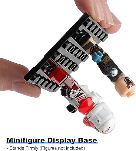 Miniatura 4 de 15 vitrinas para minifiguras Lego, cajas de exhibición de minifiguras para exhibición de figuras Lego, estuche de almacenamiento de minifiguras
