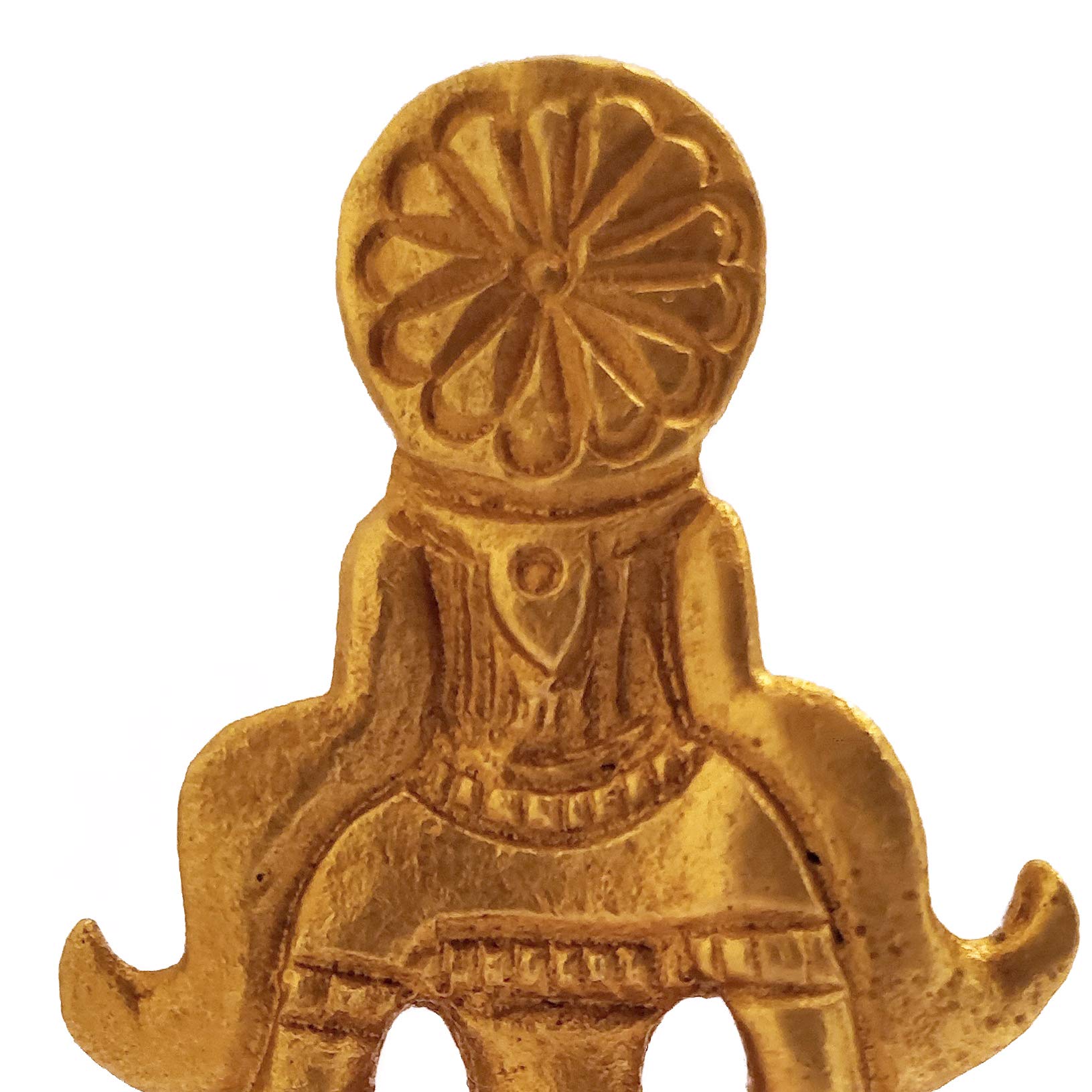 GURU JEE Brass Statue Goddess of Food Annapurna Devi Idol Small Annapurna Maa Murti for Mandir Temple Puja Religious Gifts Showpiece - Image 6 thumbnail