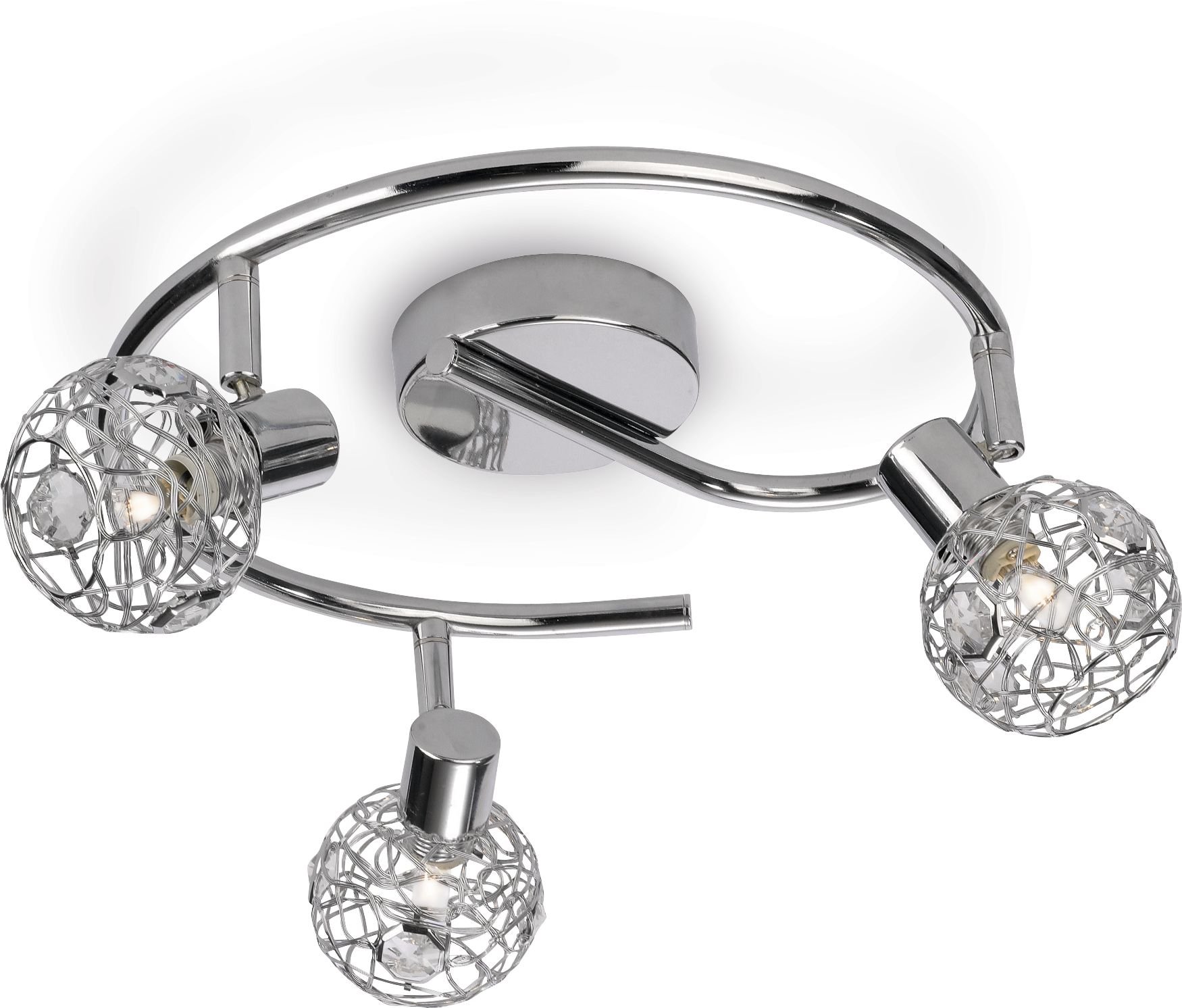 Philips MyLiving Spot Hosta, 3 ampoules, chromé