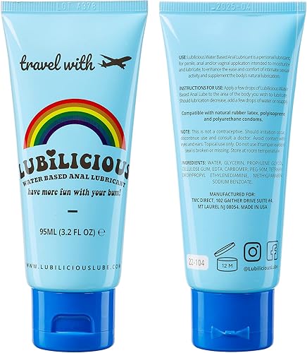 Miniatura 2 de Lubricante anal Lubilcious - Lubricación personal para parejas - Lubricante sexual para parejas - Lubricante anal - Lubricante a base de agua para