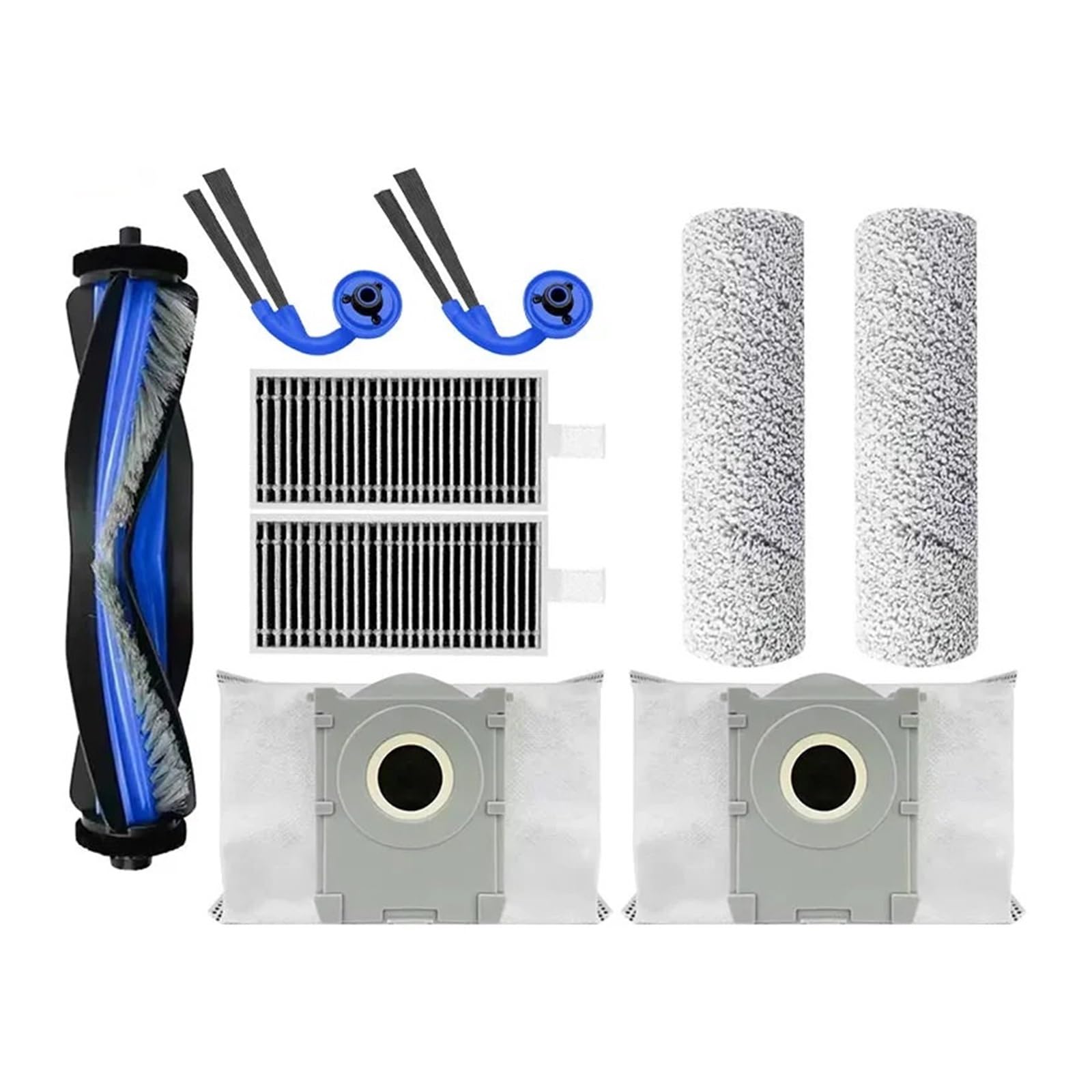 Accesorios, compatibles con Ecovacs, X11 OMNICYCLONE/ X11 Pro Omni | Piezas de repuesto for fregona con rodillo y filtro de cepillo principal(B)