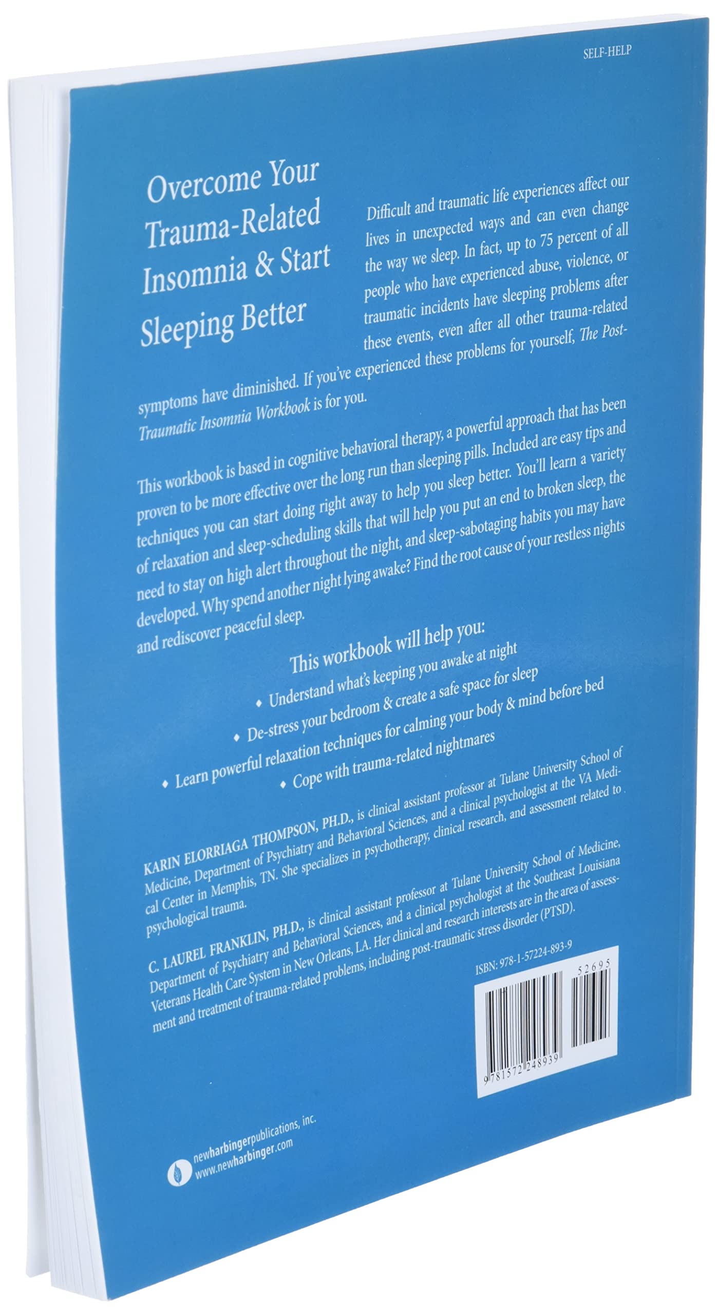 Post-traumatic Insomnia Workbook