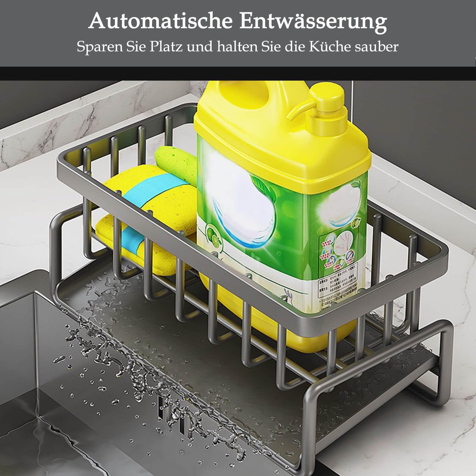 Kitchen Sink Organiser, Organiser Sponge Holder - Image 3