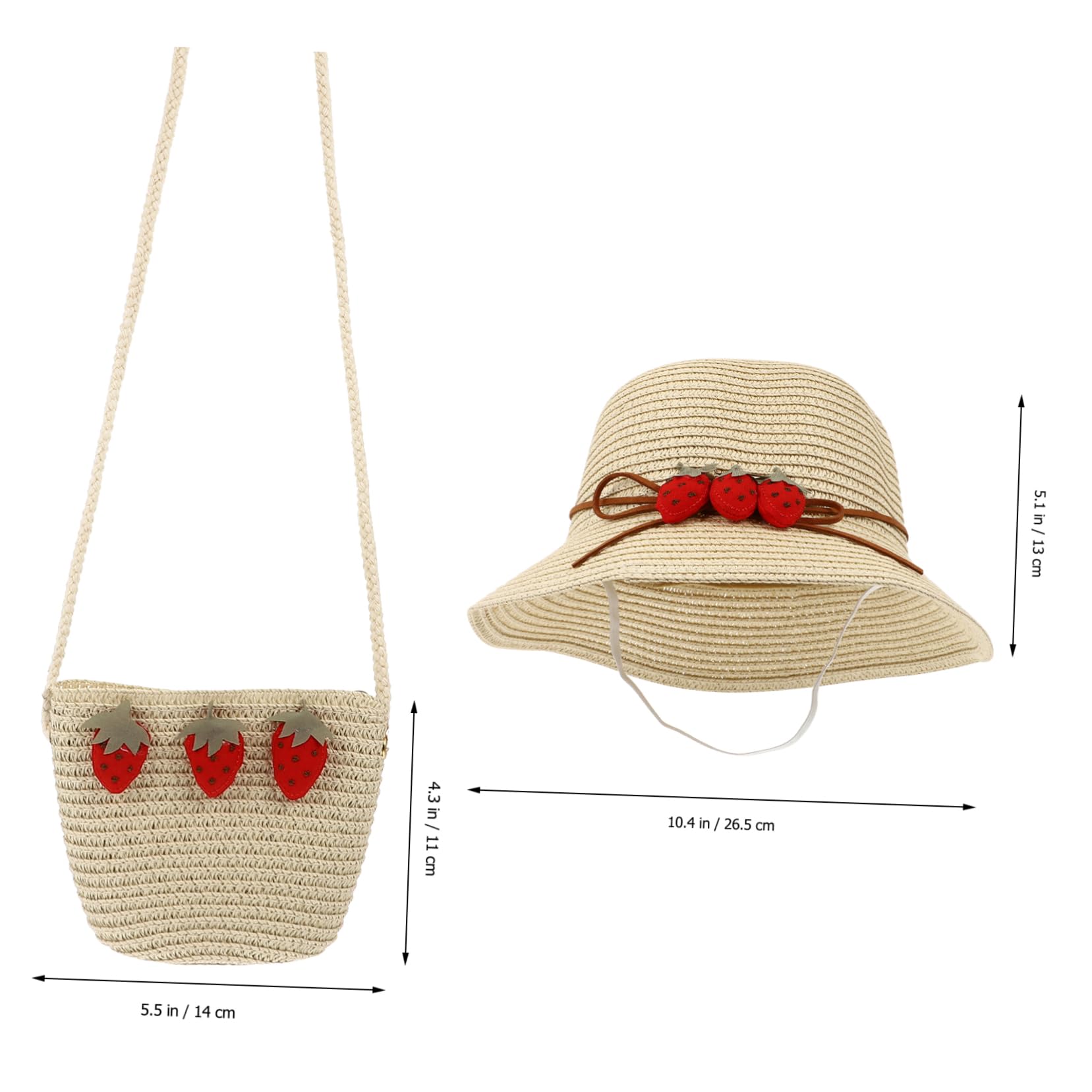 VALICLUD Tote de Sombrero Tejido Sling Bag Shoulder Bag Sombreros Protectores de Sol para Hombres Sombrero para el Sol de niña Sombrero de Bolsa de Sombrero de para niñas