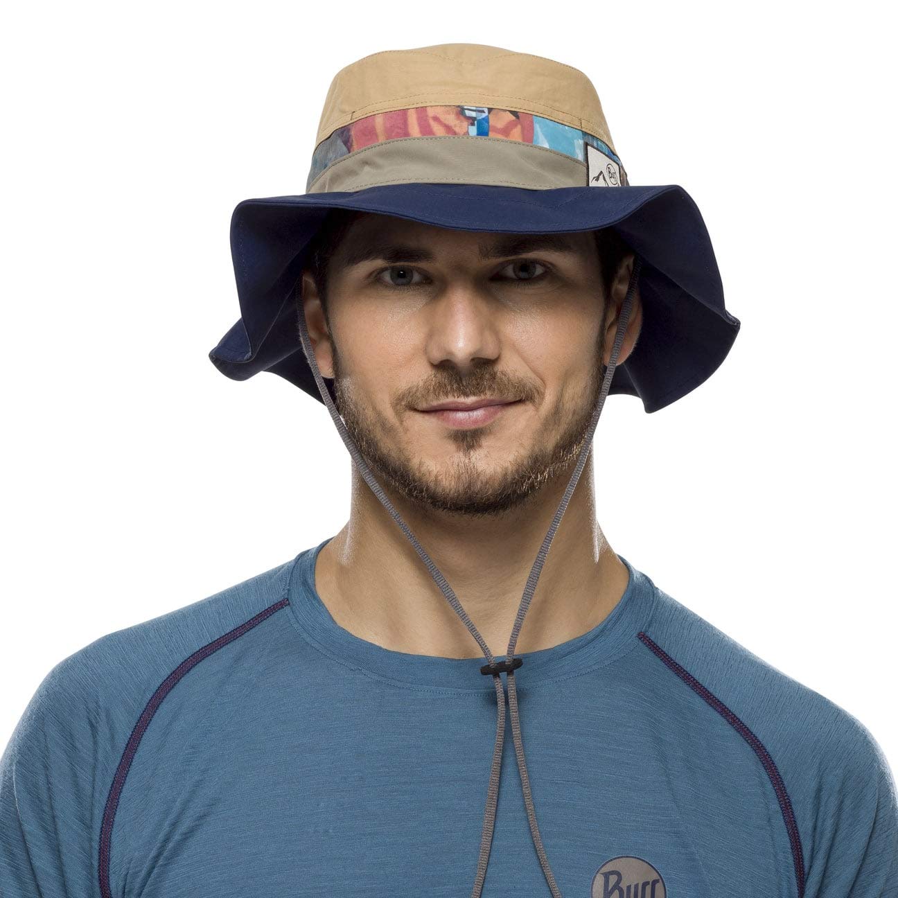 Buff Booney Hat Harq Multi Booney Hat - Brown, Small/Medium, 6 5/8 - Image 3