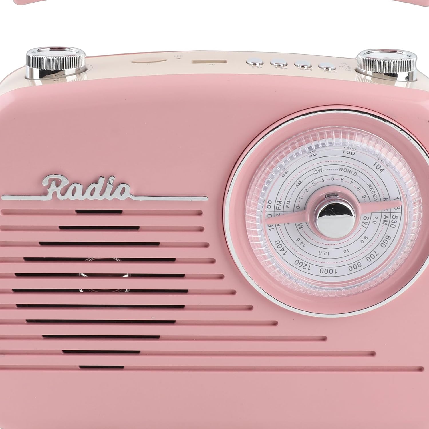 Multi Band AM FM SW Radio, 1200mAh Battery Operated Radio with Bluetooth Speaker, Portable Shortwave Radio Support USB & Card Playback, Best Reception for Home Kitchen