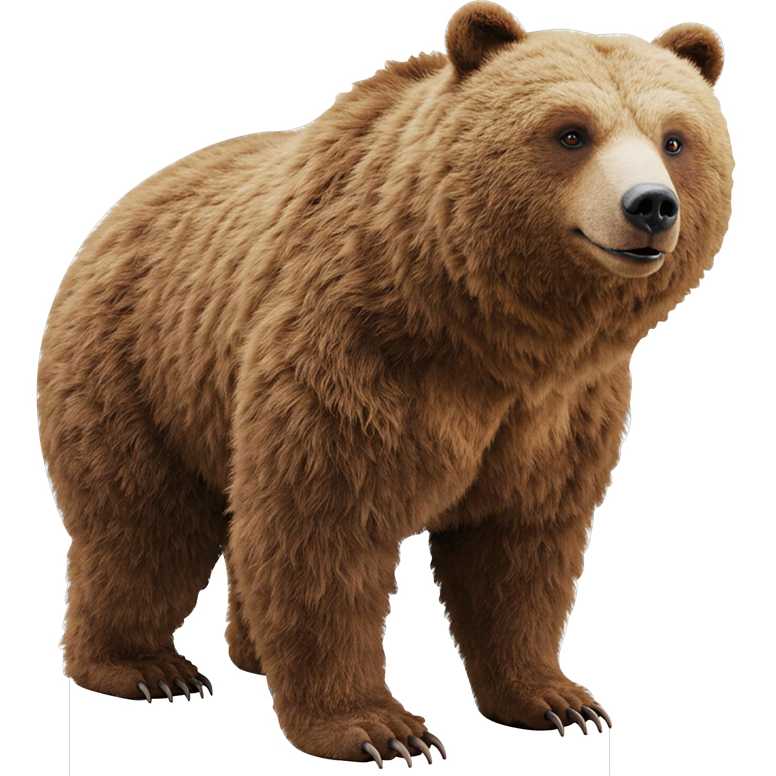 Brown Bear Life SizeCardboard Cutout, 3FT Standup, 1PC