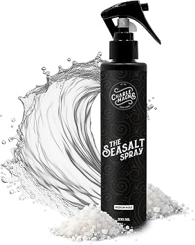 Charlemagne Sea Salt Spray for Men - Salt Water Texture Spray for Hair Volume & Beach Wave Curls with Heat Protection - Matte Finish, Made in Germany 200 ml Pack of 1, Medium Hold