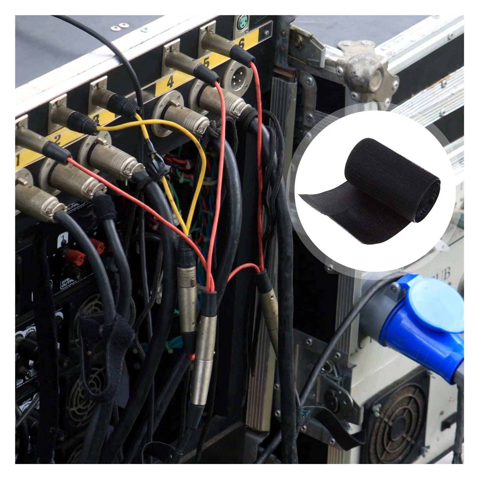3 Piezas/3,0 m Cubierta de Cable Piso poliéster para Bricolaje Herramientas | Diseño De Tira De Gestión De Cables Fácil De Instalar Y Quitar For El Cordón De La Alfombra De La Escalera