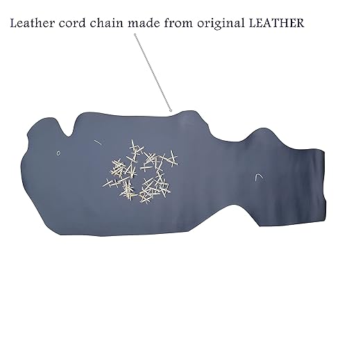 Miniatura 9 de Rustic Copper Nail Cross Necklace – Handmade Three Nail Pendant on 24” Genuine Leather Cord – Unisex Christian Jewelry – Faith & Religious Gifts for