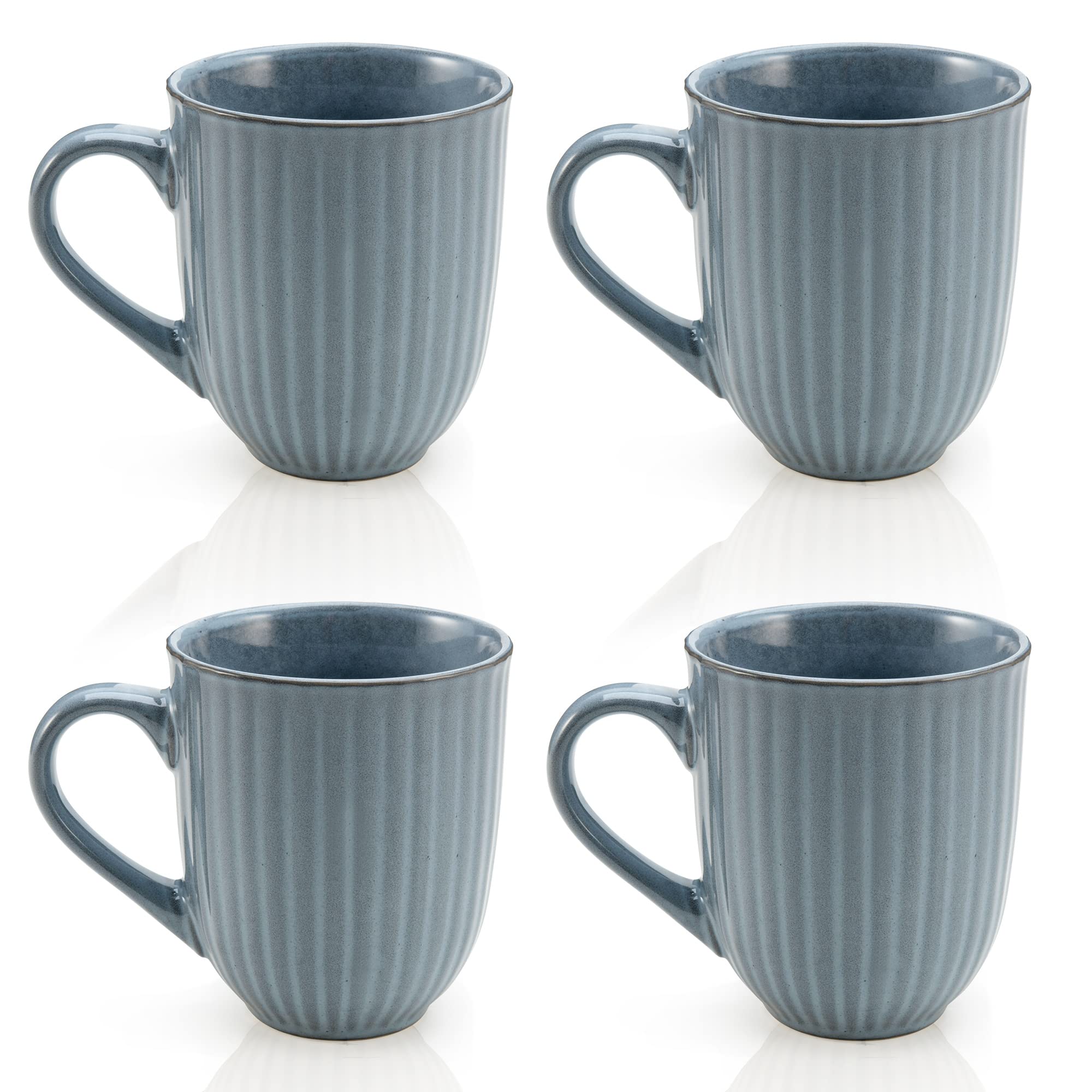 American Atelier Coffee Mug | Set of 4 | 14-Ounce | Large Handle | Use for  Coffee, Tea, Latte, and Hot Chocolate | Coffee & Breakfast Bar, Kitchen  Cups | Dishwasher and Microwave Safe (Blue) : Amazon.ca: Home