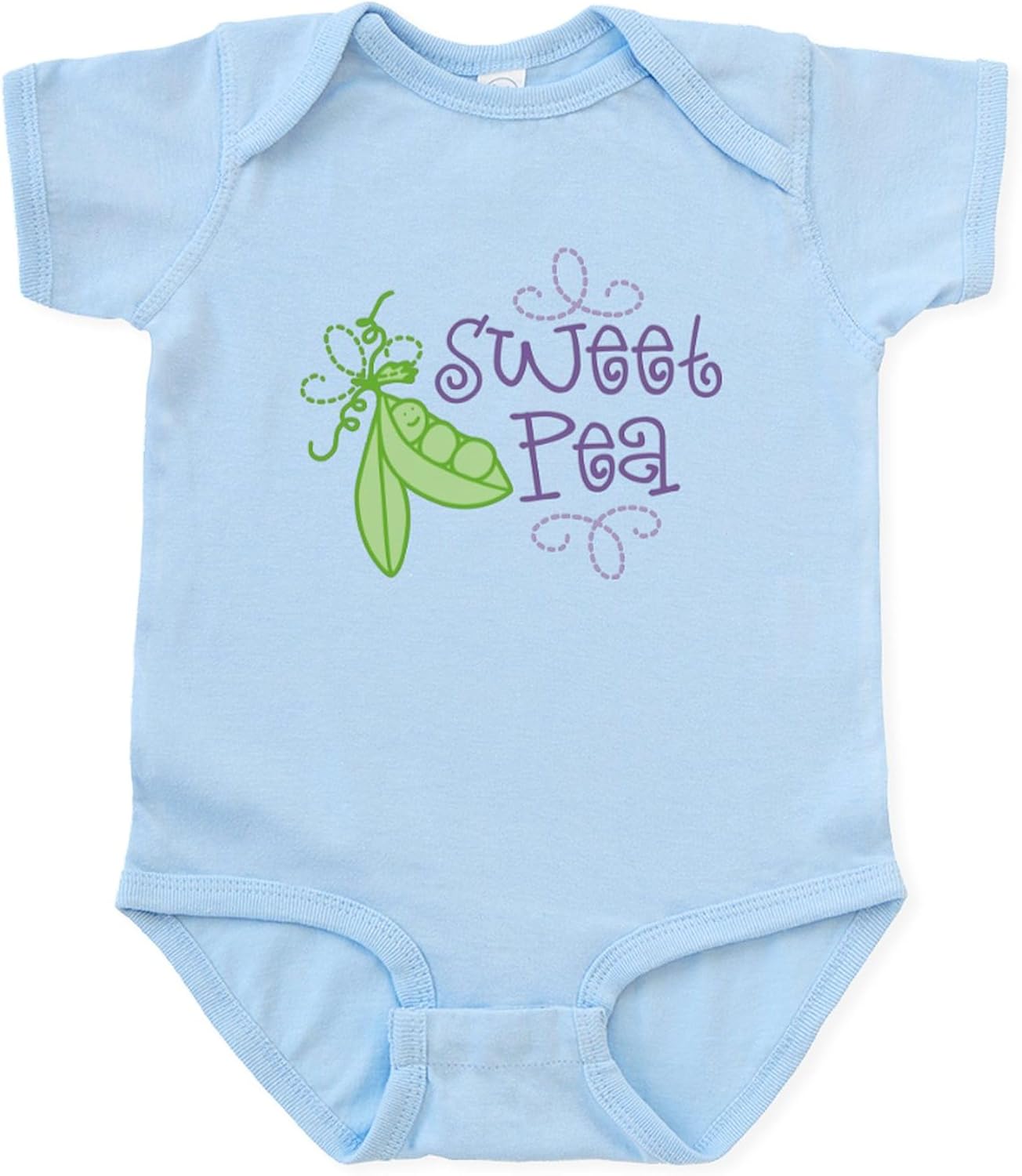 CafePress Sweet Pea Infant Bodysuit Cute Infant Bodysuit Baby Romper