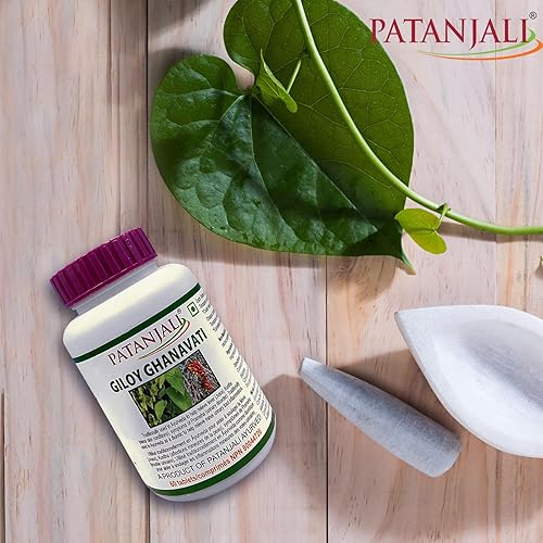 Miniatura 4 de Patanjali giloy ghan vati 60 pestañas Pack de 3