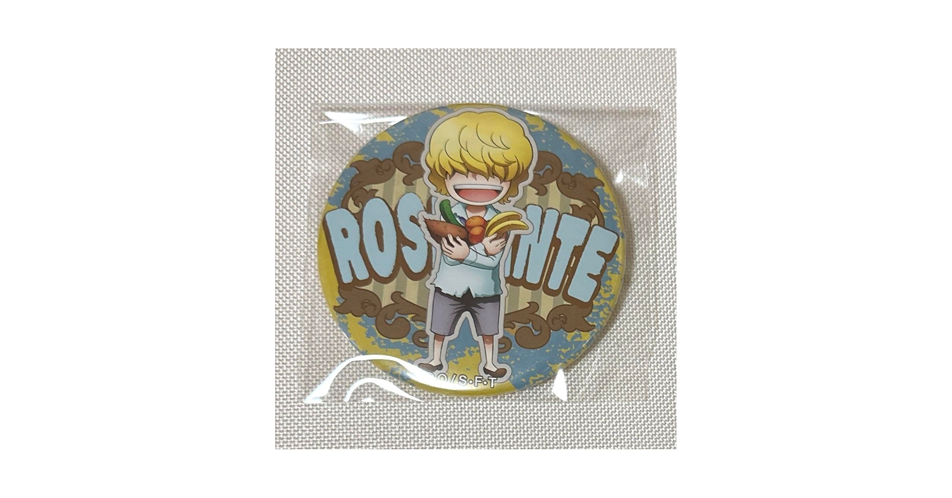 Amazon.co.jp: ONE PIECE 輩缶バッジ ロシナンテ コラソン 幼少