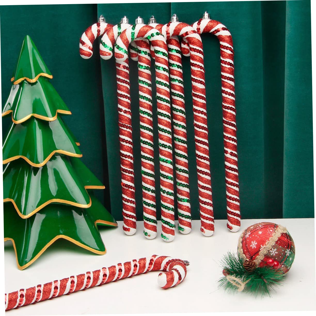Cabilock 3 Juegos Colgante De Árbol De Navidad De Nieve Soportes Navideños Decoración De Dulces De Jengibre Guirnalda Pegatinas Adornos De Decoración Navideña 6 Piezas * 3