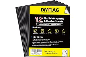 DIYMAG FlexibleMagnetic Sheets:CraftSavior for Photos,Patterns,and Magnets