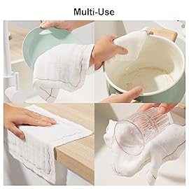 JOYMOOP Cleaning Cloths, Reusable Multi-Purpose Cleaning Rags, Highly Absorbent Kitchen Dish Towels, Quick Drying, Counters & Washing Dishes,11 x11 - 2pcs