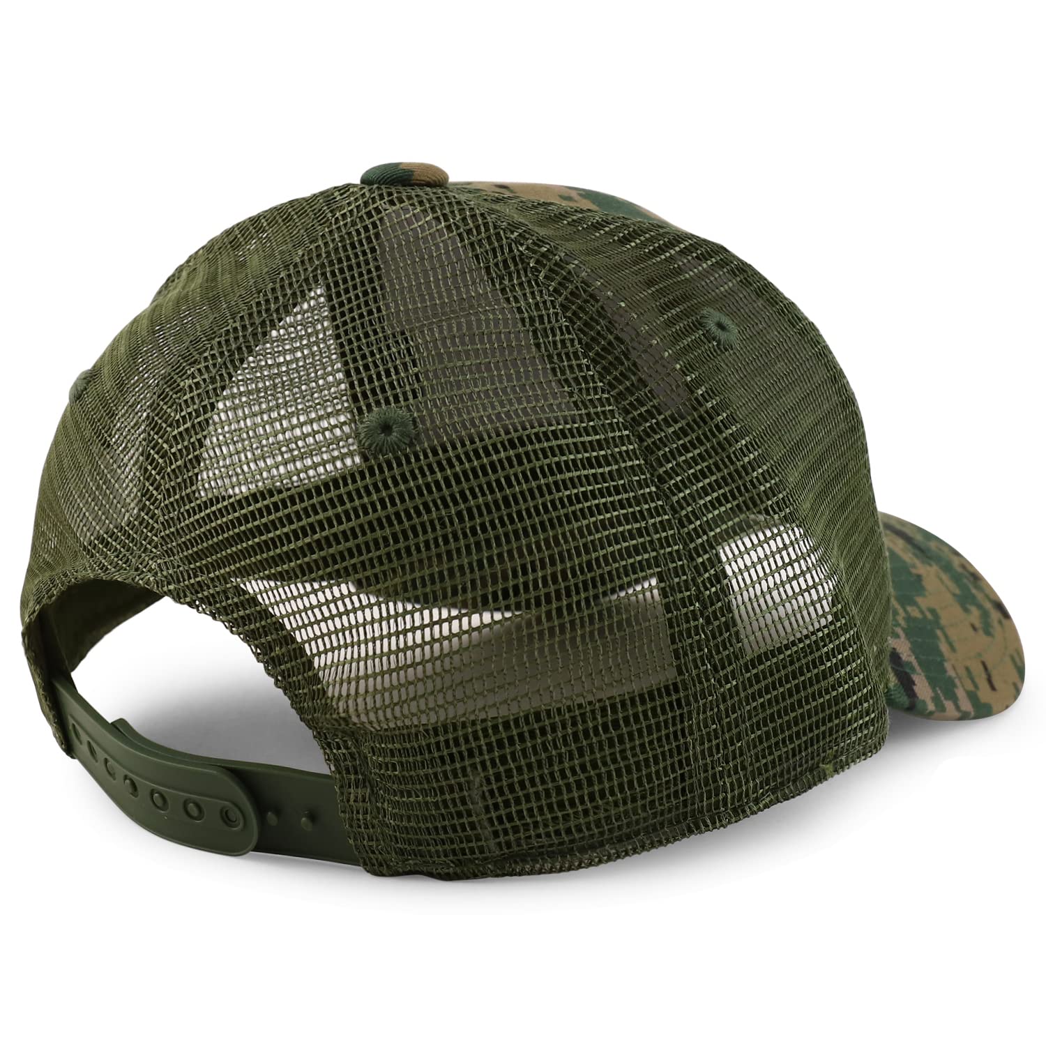 Armycrew US Navy TOPGUN Patch Trucker Hat - Camo Mesh Back, Adjustable Snapback, Officially Licensed - View #8