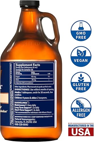 Miniatura 22 de Sovereign - Hidrosol de cobre bio-activo - Suplemento líquido de cobre biodisponible para adultos y niños con hidrosol plateado para cabello, piel