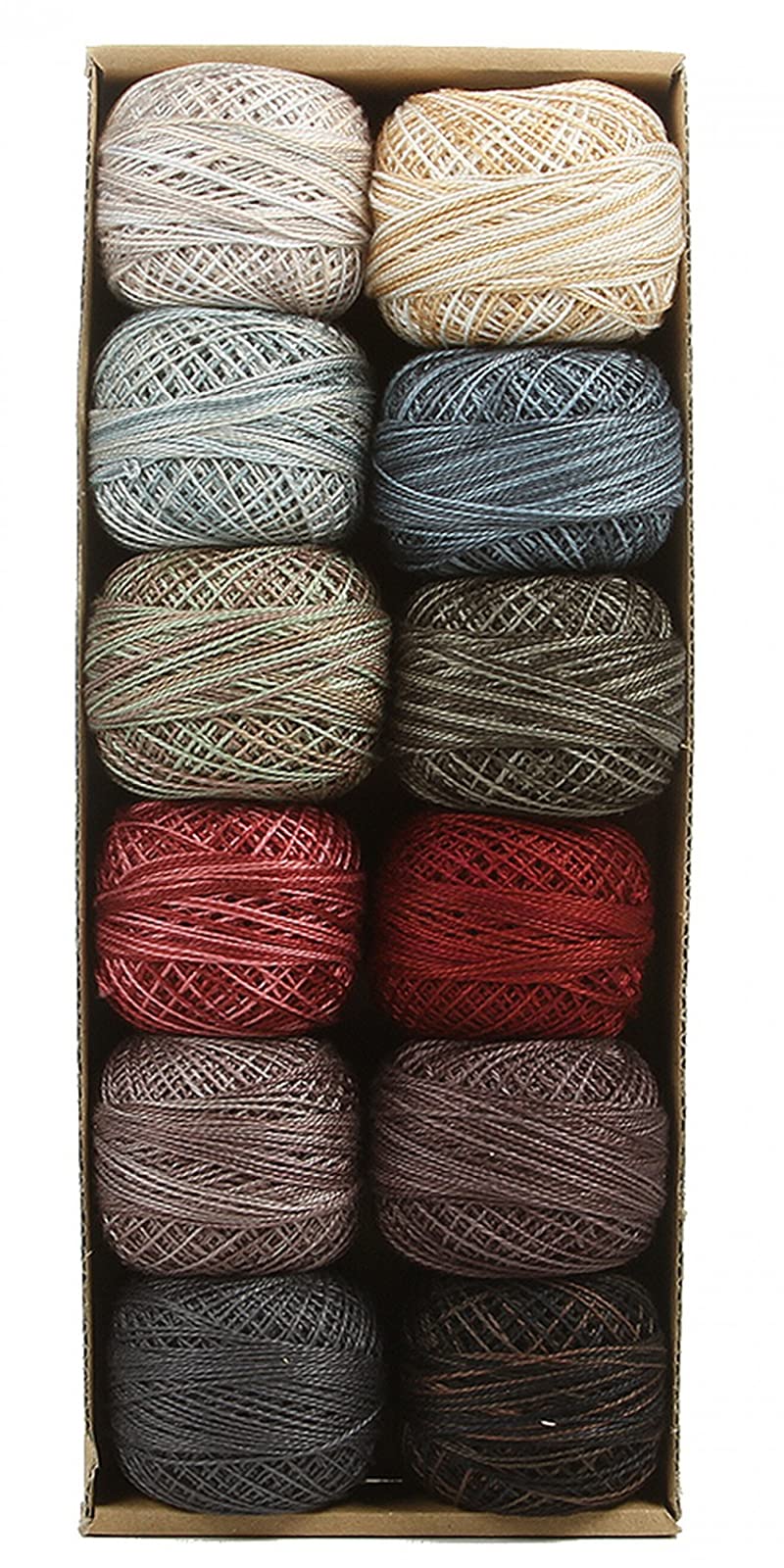 Valdani Pearl Cotton Sz 12 | Folk Art Fusion II Collection | 110 Yds/Ball