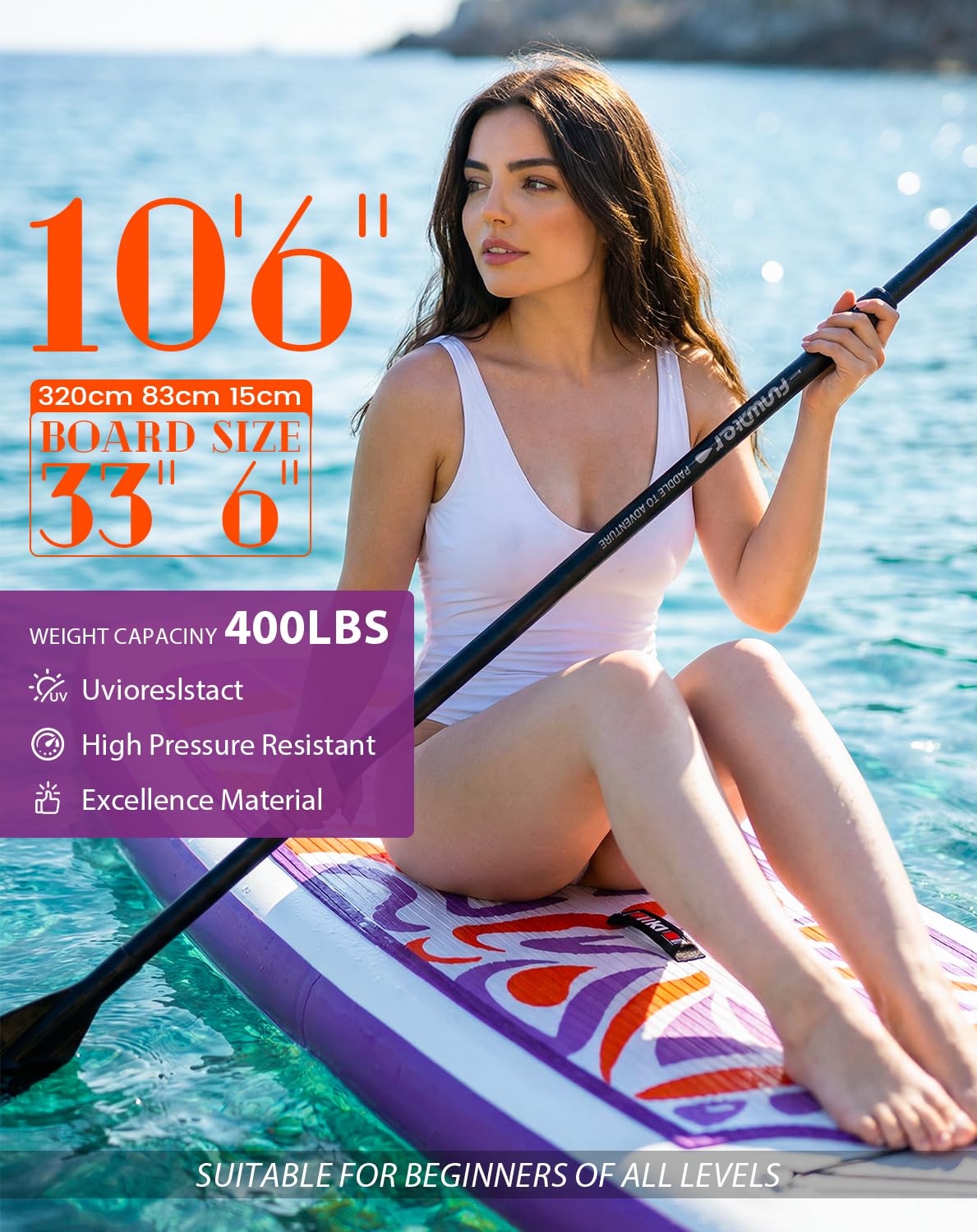 Amazon | FunWater 空気注入式スタンドアップパドルボード 初心者SUP