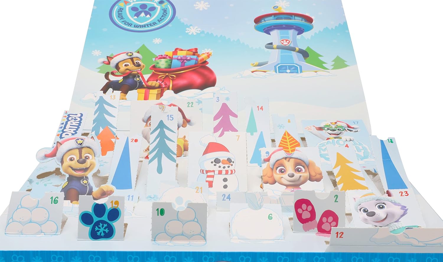 Toyland® Paw Patrol Christmas Advent Calendar - 24 Stationery Surprises Included - Ages 3+, Multicolor - Image 3